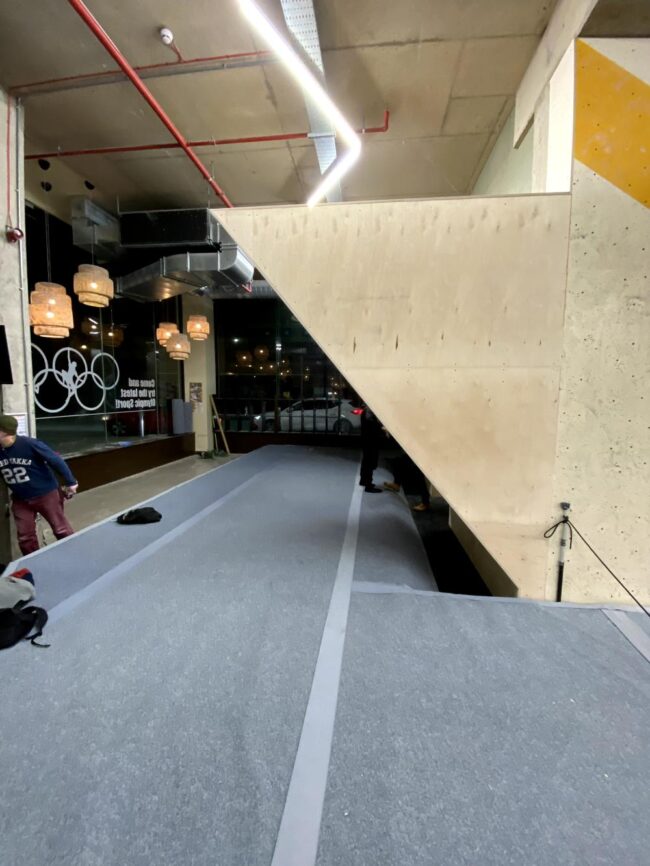 Matting systems for climbing walls